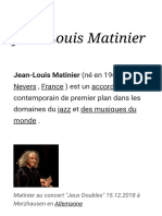 Jean-Louis Matinier Jazz Accordionist
