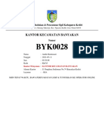 KIA Online di Kantor Kecamatan Banyakan Kediri