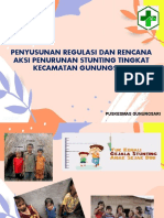 TPG Penyusunan Regulasi Penurunan Stunting Tingkat Kecamatan Gunungsari