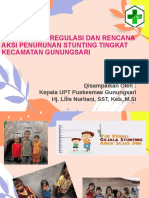 PENYUSUNAN REGULASI PENURUNAN STUNTING TINGKAT KECAMATAN GUNNUNGSARI