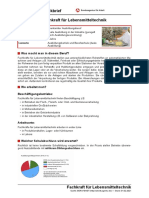 Fachkraft Für Lebensmitteltechnik