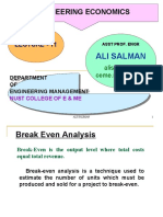 Engineering Economics: Ali Salman