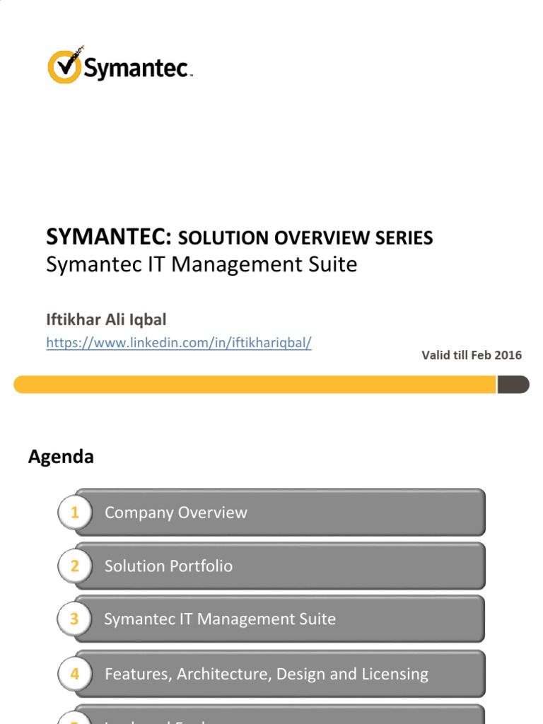 Symantec:: Symantec IT Management Suite | PDF | Cloud Computing ...