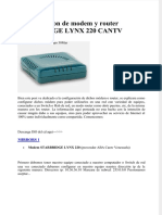 Dokumen - Tips - Configuracion de Modem y Router Starbridge Lynx 220 Cantv