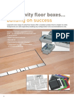 Building On Success: Cavity FL Oor Boxes..