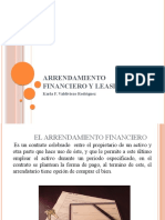 Arrendamiento Financiero Y Leasing: Karla F. Valdiviezo Rodriguez