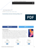 Samsung Galaxy A10 - Caracteristicas y Especificaciones