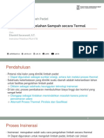 Teknologi Pengolahan Sampah Secara Termal