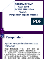 1 Pengenalan Kepada Wacana