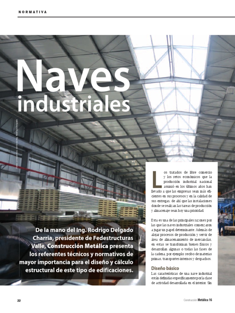 Diseño y construcción de naves industriales | PDF | Fundación ...