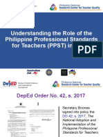 Understanding The Role of The Philippine Professional Standards For Teachers (PPST) in RPMS