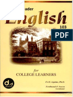 English 103 Course Reader (Taskin)