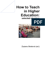 How To Teach in Higher Education:: Selected Chapters