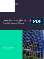 Unity Technologies Inc (U) : Financial Analysis Review