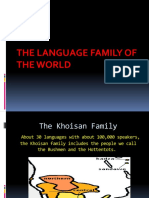 The Language Family of The World