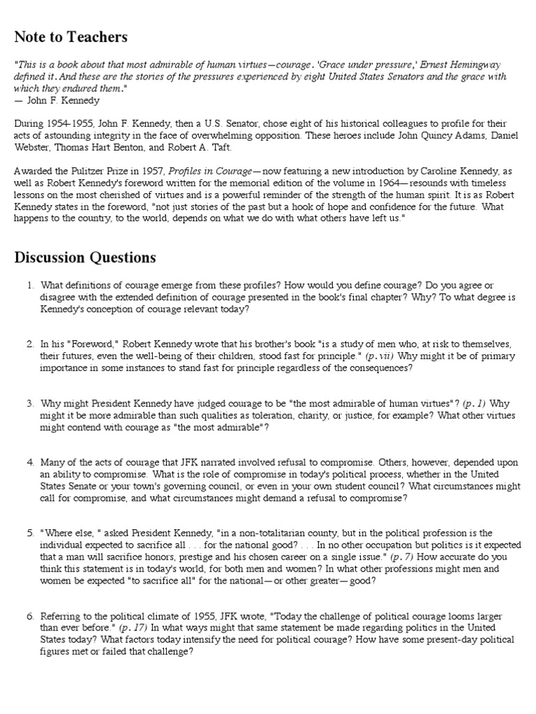 Jfk essay contest questions