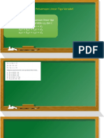 Sistem Persamaan Linear 3 Variabel SMK