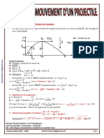 1- Cours de Projectilie 2017