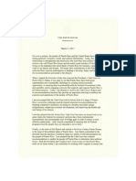 President Letter Puerto Rico Task Force