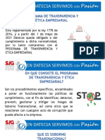 Programa de Transparencia y Etica Empresarial