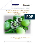 Manual de Buenas Prácticas Agrícolas del cultivo de Parchita