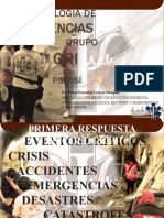 Psicologia de Las Emergencias Presentación Grupo GRI POTOSI