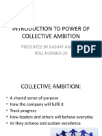 Introduction To Power of Collective Ambition