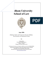 Fordham University School of Law: June 2006