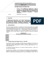 Informe de Demolicion