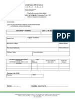 Planilla de Recolección de Datos CIV UCAB