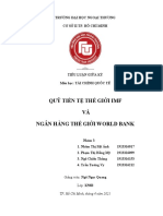 NHÓM 3 - Quỹ tiền tệ thế giới (IMF) & Worldbank