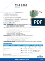 General Purpose Solenoid Valves Series 8262 & 8263 Applications Features