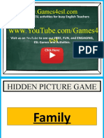 FAMILY Hidden Picture Game