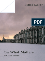 Derek Parfit - On What Matters Volume Three-Oxford Univ PR, Parfit, Derek - Oxford University Press (2016)