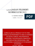 Landasan Filosofi Kurikulum 2013 Pak Hamid