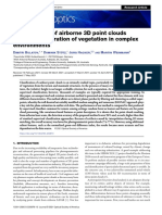 Classification of Airborne 3D Point Clouds Regarding Separation of Vegetation in Complex Environments