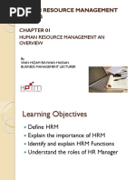 HRM An Overview Chapter 01