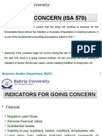 Going Concern (Isa 570) Going Concern (Isa 570) : Business Studies Department, BUKC