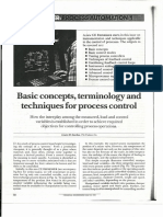 Basic Concepts Terminology and Techniques for Process Control