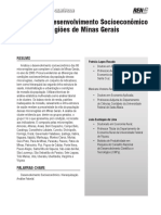 Análise Do Desenvolvimento Socioeconômico Das Microrregiões de Minas Gerais