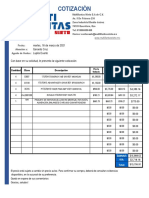 Cotizacion Multillantas