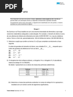 EQ10 - Teste Global - Quimica 10.º Ano