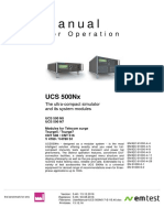 Manual: For Operation