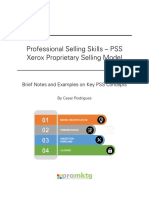 Professional Selling Skills PSS Xerox PR