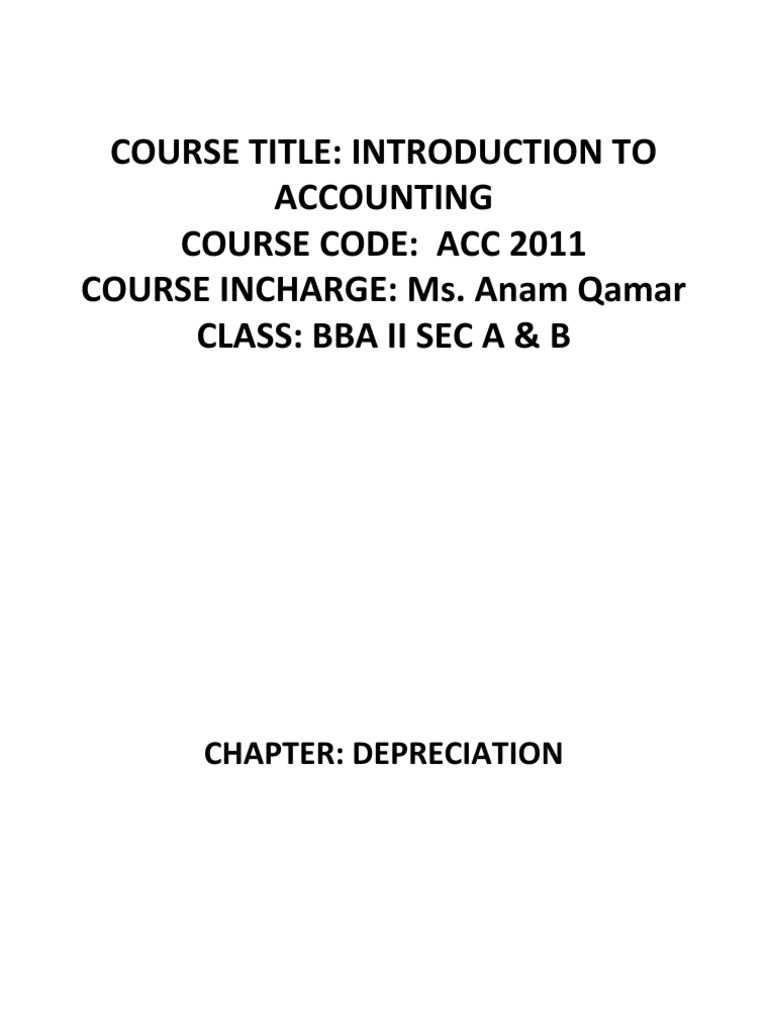 Understanding Depreciation A Comprehensive Guide to Calculating