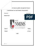 Representation of Women in Politics Through The Prism of Constitutional Law and Feminist Jurisprudence