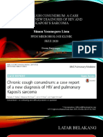 HIV Case Report & Literature (Plus Diagnosis), Simon YL, 2020 (Dr. Budiman Bela)