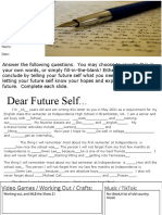 2021 New Letter To Self