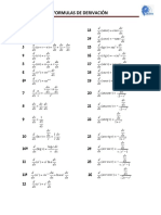 Formulas de Derivación 0218634