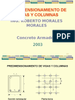 Pre-dimensionamiento vigas- Roberto Morales